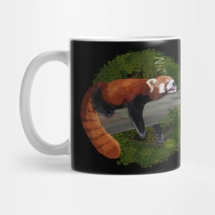 Sleepy Red Panda Mug